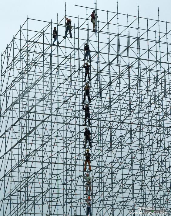 建筑行業中流行的工具【鋼管腳手架】